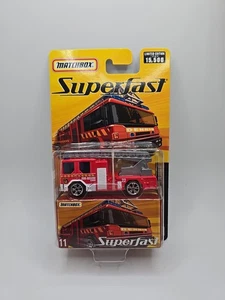 2005 Matchbox Superfast Dennis Sabre #11 New Old Stock Sealed - Picture 1 of 4