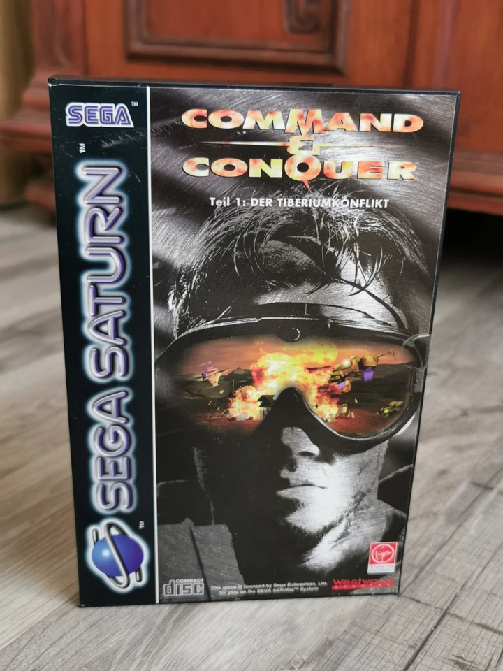 2 CD ROM SEGA SATURN COMMAND & CONQUER Teil 1 mit Beschreibung  im OVP - Bild 1 von 4