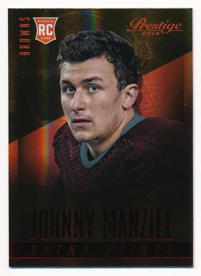 2014 Prestige JOHNNY MANZIEL Extra Points Red RC #253 *Browns* NRMT-MT - Image 1 of 1