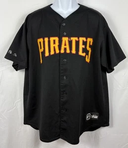 Vintage Brian Giles #24 Pittsburgh Pirates schwarz Baseball Trikot Herren Größe 2XL - Bild 1 von 9