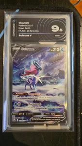 Pokemon - Suicune V Alt Art GG38/70 - Crown Zenith ITA Aigrading 9.5 Mint+ - Imagen 1 de 2