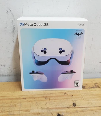 Meta Quest 3s 128GB VR Headset w/ Batman Arkham Shadow - New Sealed - Image 1 of 4