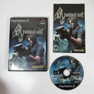Resident Evil 4 PS2 Playstation 2 Complete CIB Capcom Horror Game 2005 authentic - Picture 1 of 10