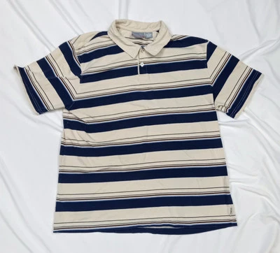Aeropostale Polo 条纹衬衫男式 XL 码短袖  — 第 1/4 张图片