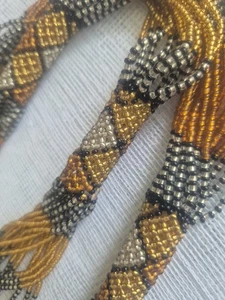 Handmade Artisan, African,Ethnic, Beaded Necklace 98cm/38inch,multistranded - Picture 1 of 17