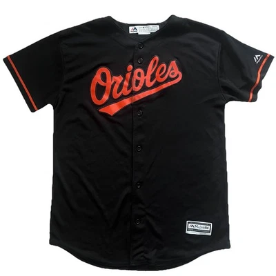 Manny Machado Orioles Majestic Youth XL (18/20) Jersey Black MLB Cool Base - Image 1 of 4