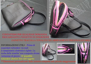 ZAINETTO TRACOLLA TONALITA' ED ABBINAMENTI PERSONALIZZABILI  - Picture 1 of 1