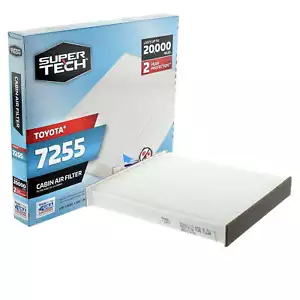 Super Tech Cabin Air Filter 7255, for Select Toyota Vehicles - Picture 1 of 10