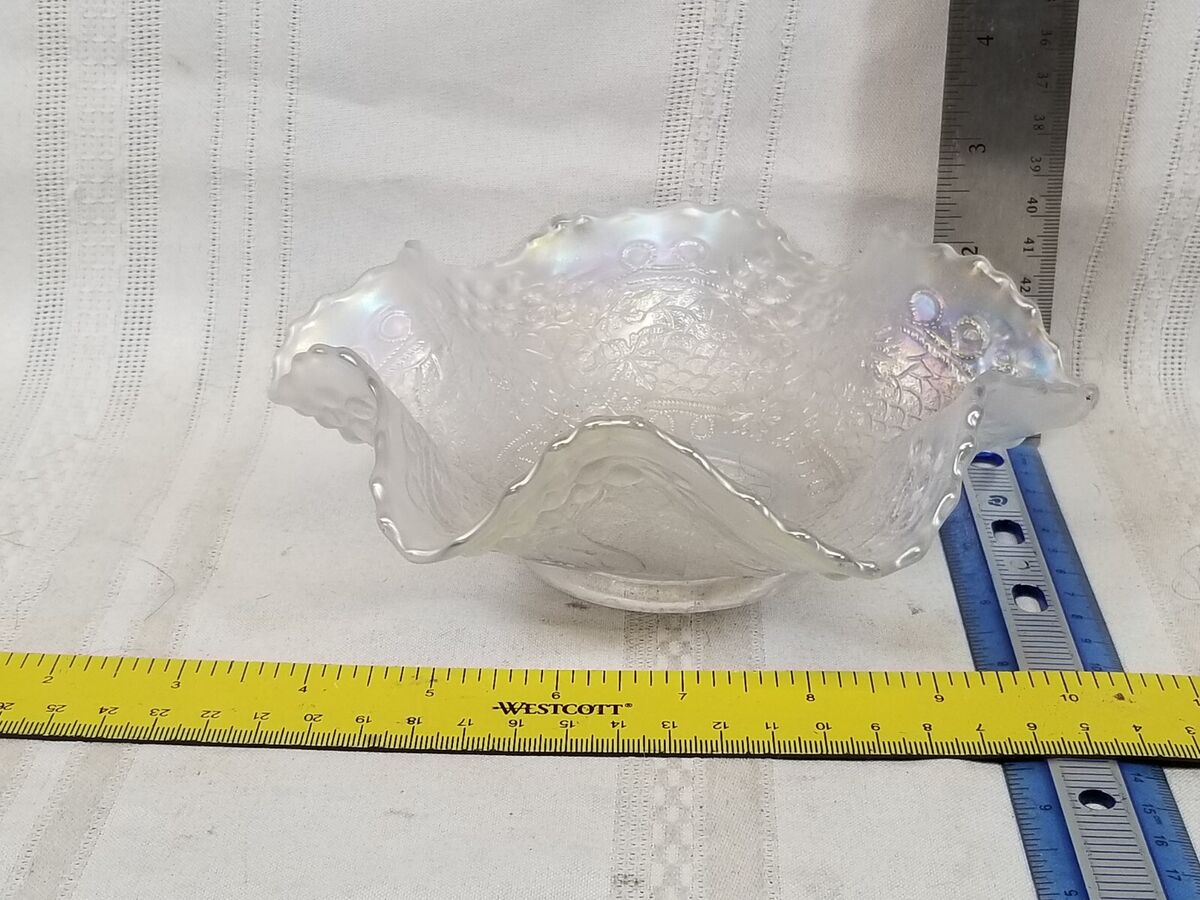white carnival glass products for sale | eBay white carnival glass products for sale | eBay
