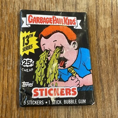 1988 Topps Garbage Pail Kids Series 13 sticker pack NEW FACTORY SEALED Rare - Image 1 of 4