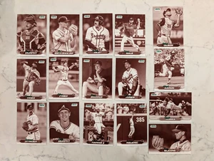 2024 Topps Stadium Club Sepia Team Pack Atlanta Braves Strider Maddux Glavine - Bild 1 von 1