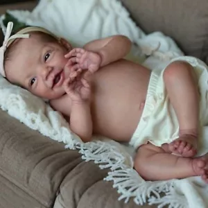 Reborn Baby Dolls Silicone Full Body 20 Inch Waterproof Realistic Newborn Baby - Picture 1 of 3