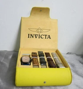Invicta Lupah Special Edition 12645 Watch Chrono 5 Interchangeable Bands Leather - Picture 1 of 8