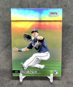 2021 Stadium Club Chrome Christian Pache /30 WHITE PERAL CHROME SSP RC No. 245 - Picture 1 of 12