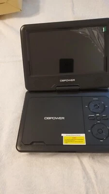 DBPOWER 12" Portable DVD Player Rechargeable Battery Swivel Screen USB Built-in - Image 1 of 3