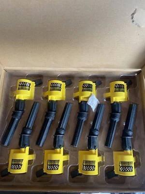 Bobinas de ignição Bravex TYK-Y1008-8H-BX preto amarelo bota reta para Ford pacote com 8 - Imagem 1 de 2