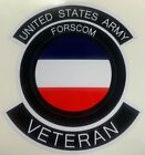 US Army FORSCOM US Army Forces Command Veteran Sticker Waterproof New D37