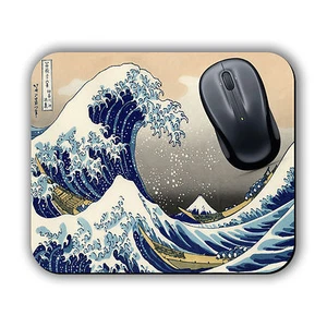 The Great Wave off Kanagawa Hokusai Quality Soft MOUSE MAT Pad Classic Art Gift - Picture 1 of 3