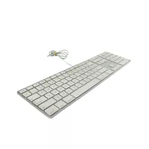 Genuine apple IMAC Keyboard Wired A1243 USB Port Numeric Pad Silver - Picture 1 of 5