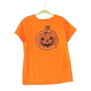 Halloween Short Sleeve Pumpkin Graphic Shirt Girls 6 - Bild 1 von 3