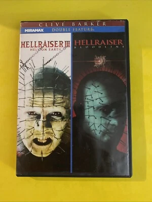 HELLRAISER BLOOD ON EARTH HELLRAISER BLOODLINE (DVD SET) LIKE NEW FREE SHIPPING - Image 1 of 4