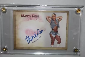 Topps WWE 2020 Mandy Rose Kiss Auto - Foto 1 di 2