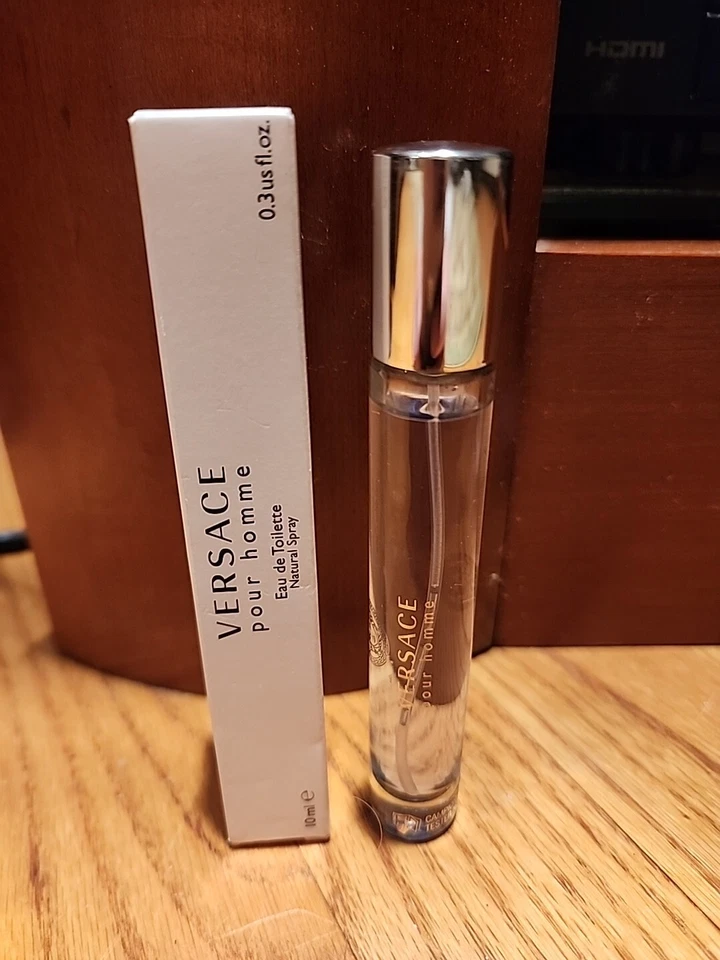 Versace Pour Homme 0.3 Oz / 10 Ml Eau De Toilette Travel Spray