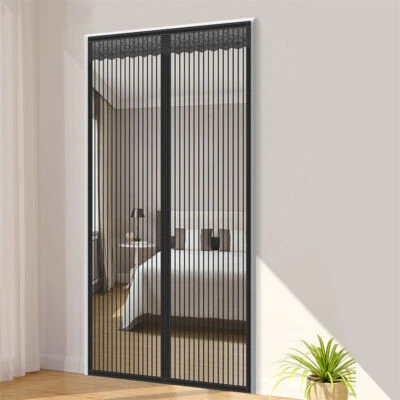 UK Magic Curtain Door Mesh Magnetic Fastening Mosquito Fly Bug Insect Net Screen - Image 1 of 4