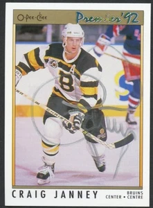Craig Janney #93 signed autograph auto 1992 O-Pee-Chee Premier Hockey Card - Picture 1 of 1