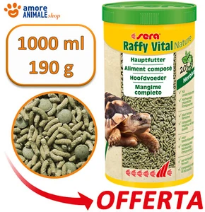 Sera Raffy Vital 1000 ml (190 gr) - Mangime per Tartarughe di Terra e Rettili - Foto 1 di 1