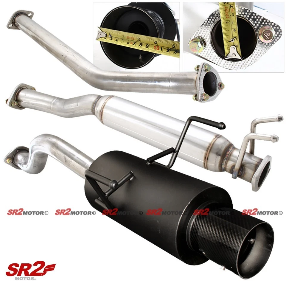 Silenciador de escape Catback punta de carbono + silenciador para 02-06 Acura RSX tipo S N1 Foto 1 de 1