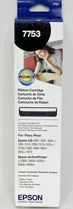 Epson LQ200 LQ500 LQ570 LQ870 LQ850 LQ800 7753 Original OEM Nylon Fabric Ribbon - Picture 1 of 8