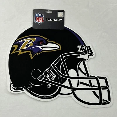 Baltimore Ravens NFL Fútbol Máscara Casco Clásico Fieltro Banderín Bandera 18” Foto 1 de 4