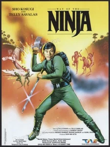 WAY OF THE NINJA / RAGE OF HONOR - Original 1985 Comercio AD / póster _ Sho Kosugi - Imagen 1 de 1