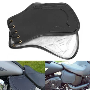 Motorcycle Front Heat Saddle Shield Deflector For Harley Touring Softail Dyna - Foto 1 di 11