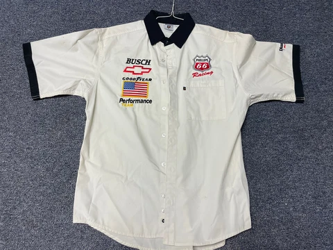 Vintage/Orig. Elliott Sadler Team Pit Crew Shirt / uniform Nascar Phillip 66 Cover