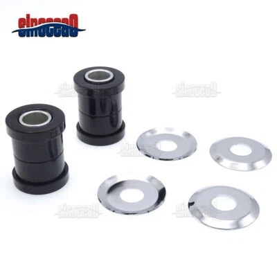 Black Handlebar Riser Bushings for Harley FLST FXD FXR Sportster Polyurethane - Image 1 of 4
