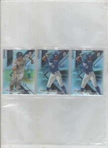 2019 BOWMAN PLATINUM BASEBALL PROSPECTS SKY BLUE INSERT (24)-CARD LOT W/FLORIAL - Picture 1 of 3