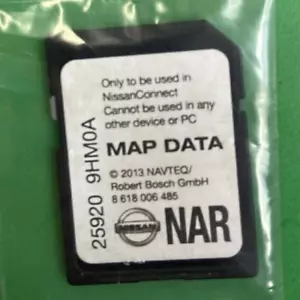 TARJETA SD MEMORIA DATOS GPS NAVEGACIÓN ORIGINAL 25920-9HM0A - Imagen 1 de 4
