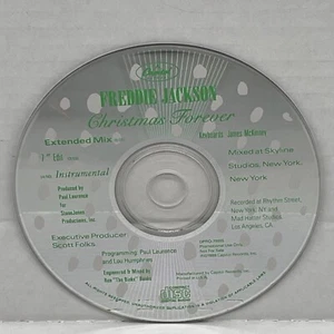 Freddie Jackson Christmas Forever Promo CD Single, Edit, Instrumental - Picture 1 of 4