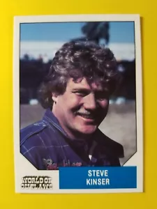 RARO - VINTAGE LEGGENDA STEVE KINSER - 1987 MONDO DELLE CORSE FUORILEGGE - Foto 1 di 4