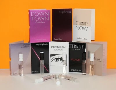Amostras de perfume feminino Calvin Klein: CK feminino, euphoria, revele mais - você escolhe! - Imagem 1 de 3