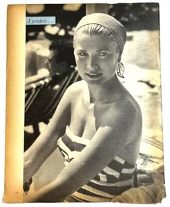 GRACE KELLY attrice ~ 1955 foto rivista pagina intera - Foto 1 di 1