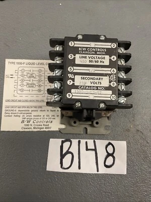 B/W Controls Clawson 1500-G-L3-S7 Control Relay- ECS - Image 1 of 4