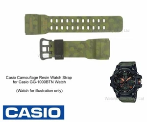 GG-1000BTN Casio Watch Strap Band GG-1000 Military Camouflage 10570636 Genuine - Picture 1 of 5