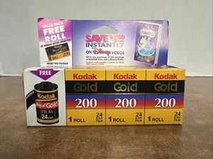SEALED Kodak (Royal) Gold 200 35mm Color Print Film 4 Rolls 96 Total Exp 10/1997 - Picture 1 of 15