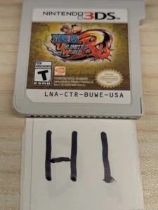 One Piece: Unlimited World Red (Nintendo 3DS, 2014) CART ONLY TESTED AUTHENTIC - Imagen 1 de 4