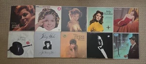 Lot of 10 Jazz Pop Blues vinyl record albums Julie London Frank Sinatra - Picture 1 of 1