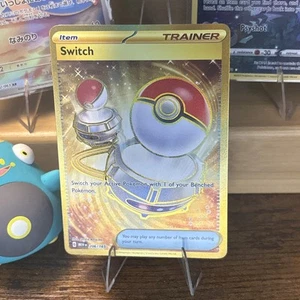 Switch Trainer 206/165 Full Art Gold Secret Rare Pokémon 2023 SV 151 NM/M - Picture 1 of 6