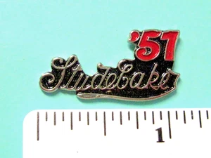 '51  1951 STUDEBAKER   script - hat  pin , lapel pin , tie tac GIFT BOXED - Picture 1 of 5